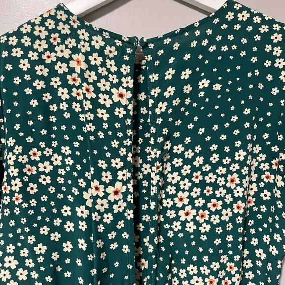 RVCA Camille Rowe Lido Floral Midi Short Sleeve Dress - Picture 12 of 15